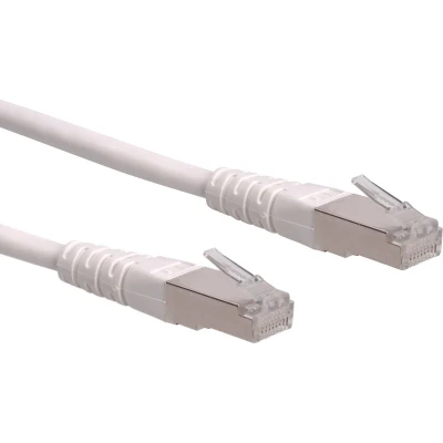 Afbeelding van ROLINE patchkabel Cat.6 (Klasse E) S/FTP (PiMF), wit, 0,5 m