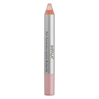 Afbeelding van Impala jumbo potlood 3 in 1 oogschaduw, lippenstift en blush kleur 04 Parelroze