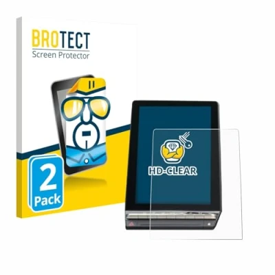 Afbeelding van BROTECT (2 Stuks) Schermbeschermer voor Renault Capture 2024 10,4&quot; Screen Protector Transparant