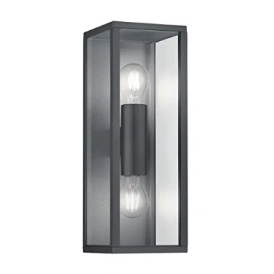 Afbeelding van TRIO GARONNE Wandlamp Antraciet excl. 2x E27 7W Buitenverlichting IP44