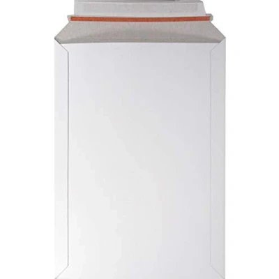 Afbeelding van Netuno 25 witte kartonnen envelop B5 176x250mm 450g stevige zelfklevend met peel off strip voor documenten brochures foto