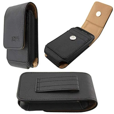 Afbeelding van caseroxx Leren tas met riemlus voor Dexcom G6 Receiver, (Leren in zwart)