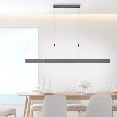 Afbeelding van Paul Neuhaus hanglamp e Slide 3 lichts 120 200 x200 cm antraciet