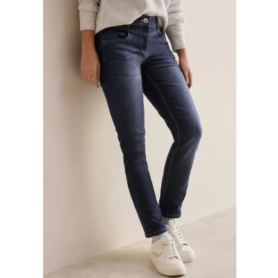 Afbeelding van Cecil Slim fit jeans, Dames, Maat: 31x30, Blau