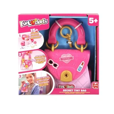 Afbeelding van Taldec Mon Mini Secret Bag Funlockets, S22240FR1, roze, paars, goud