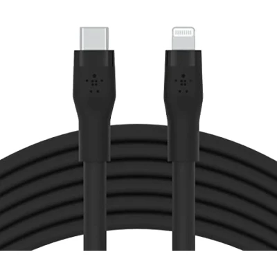 Afbeelding van Belkin BoostCharge USB C to Lightning Cable 3m Black