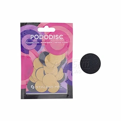 Afbeelding van STALEKS PRO Pododisc wegwerp kleefpads voor pedicure (robuustheid 180) PDF 20 180