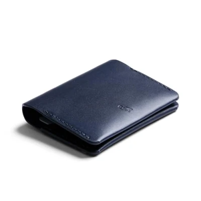 Afbeelding van Bellroy Under Cover (dunne leren pasjesportefeuille/houder met pasjesopslag, snel toegankelijke sleuf, plus ruimte voor gevouwen bankbiljetten) Navy