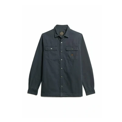 Afbeelding van Superdry Workwear Overhemd, Heren, Maat: Small, Midnight navy