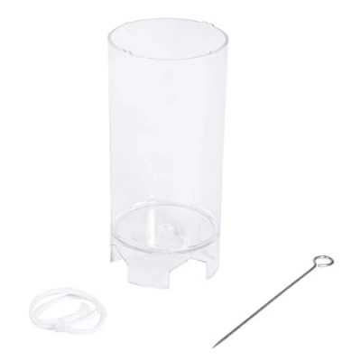 Afbeelding van Rayher Hobby 3117100 kaarsgietvorm, cilindrisch, plat, SB zak 1 stuk, 10 cm hoog, 5 diameter