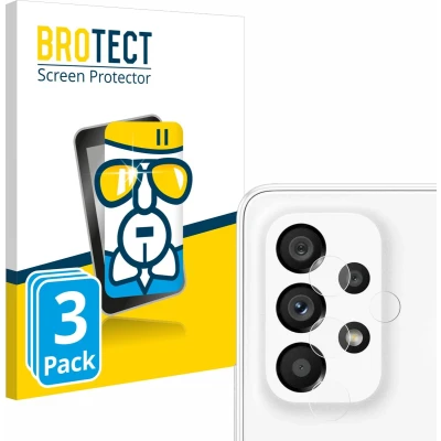 Afbeelding van BROTECT Screenprotector voor Samsung Galaxy A53 5G (ALLEEN Camera Lens) Folie Beschermfolie Beschermglas transparant (3 Stuks)