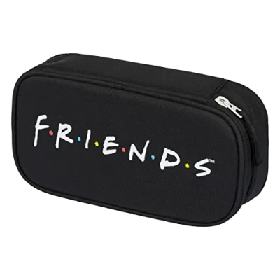 Afbeelding van Baagl Etui voor meisjes Schooletui schrijfwaren Schoolspullen pennenetui, jongens school, friends,