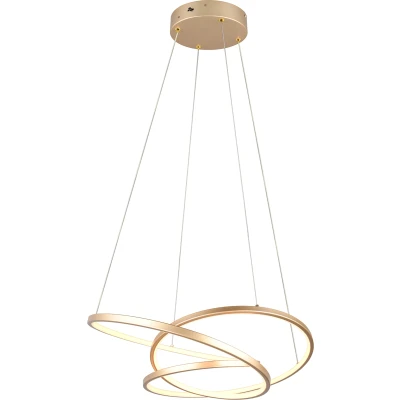 Afbeelding van TRIO DARVIN Hanglamp Goud incl. 1x SMD 34W