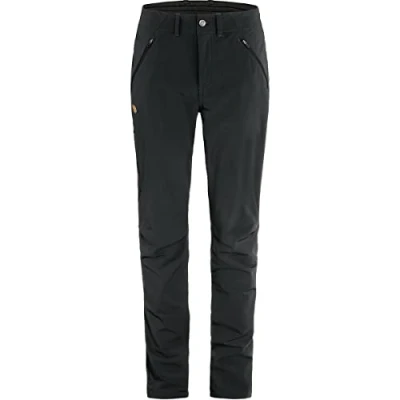Afbeelding van Broek Fjällräven Women Abisko Trail Stretch Regular Black Maat 34