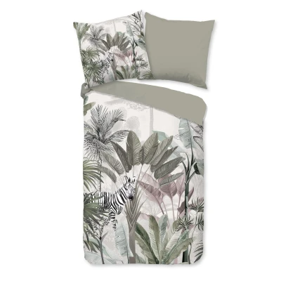 Afbeelding van good morning Tweezijdig te gebruiken overtrekset Irene met zebra