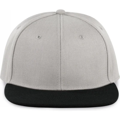 Afbeelding van K up Pet Snapback 6 panelen KP160 Light Grey / Black