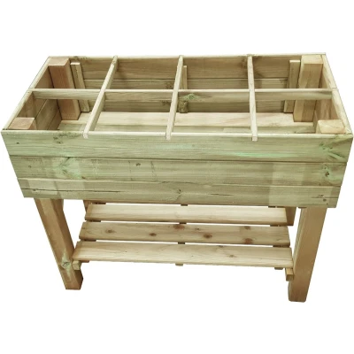 Afbeelding van Intergard Kweektafel kweekbak moestuinbak oppottafel moestuintafel 50x100x80cm