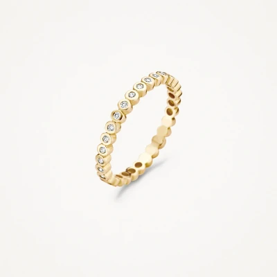 Afbeelding van Blush Ring 1120YZI Geel Goud (14Krt.) met Zirconia