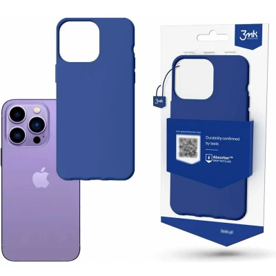Afbeelding van Apple iPhone 14 Pro 3mk Matt Case blueberry