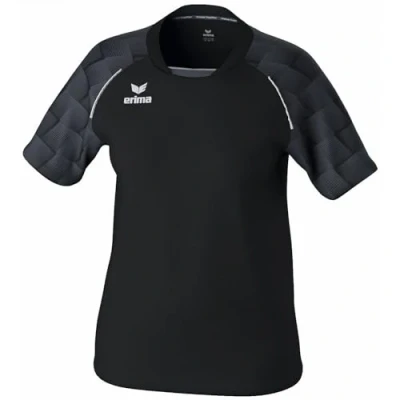 Afbeelding van Erima Evo Star Shirt Korte Mouw Dames Zwart / Slate Grey Maat: 44