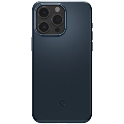 Afbeelding van Spigen Thin Fit hoesje voor iPhone 15 Pro Blauwgrijs