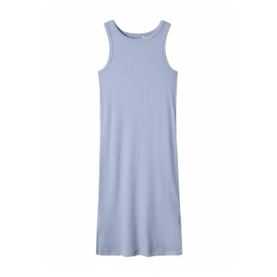 Afbeelding van Name it kids Meisjes Nkfhellemie XSL Sl Dress Pb, Xenonblauw, 116