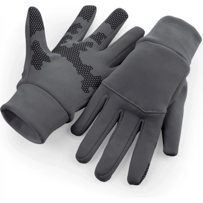 Afbeelding van Beechfield Sporthandschoenen Softshell B310 Graphite Grey