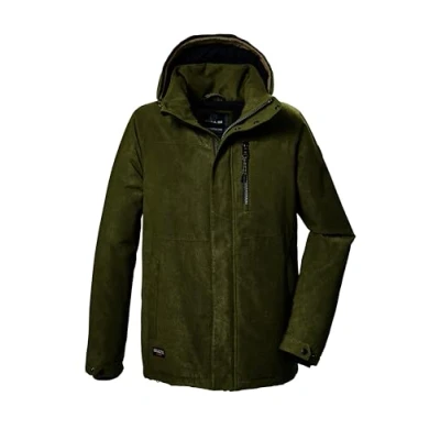 Afbeelding van G.I.G.A. DX heren Functioneel jack/outdoorjack waterdicht met afritsbare capuchon GW 71 MN JCKT, olivgrün, S, 42213 000