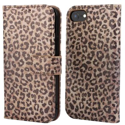 Afbeelding van Apple iPhone 6 Hoesje Kunstleder imoshion Bookcase Leopard Mood Telefoonhoesje