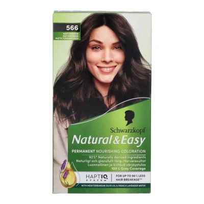 Afbeelding van Schwarzkopf Natural &amp; Easy 566 Mat Askebrun 60 ml