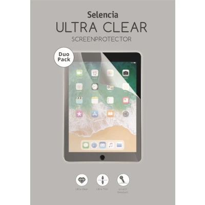 Afbeelding van 2 Pack Screenprotectors Apple iPad Air 2022: Selencia in 1 Folie (plastic)