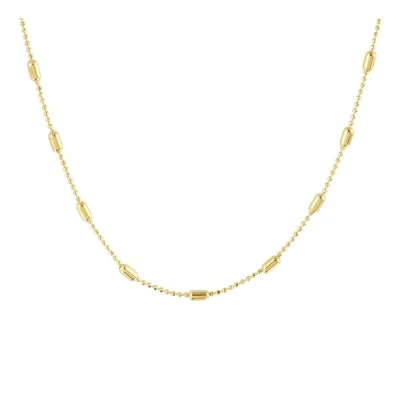 Afbeelding van YO&amp;NO Ketting Zilver verguld Staafjes 2,0 mm 40 + 4 cm 925