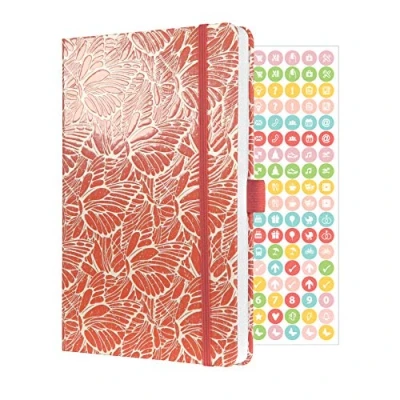 Afbeelding van SIGEL J1305 dagplanner weekkalender Jolie 2021, ca. A5, rood, vlindermotief, met vrolijke kalender, vele informatie en praktische stickers andere modellen