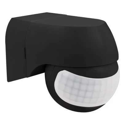 Afbeelding van Yphix Led Bewegingsmelder Buiten Muur Opbouw Zwart Ip44 LEDdirect.nl