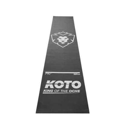 Afbeelding van KOTO Schuimtapijt 290 x 60 cm, Zwarte Schuim Dartmat, Antislip Darttapijt met Afwerplijn, Darts Beginners &amp; Professionals