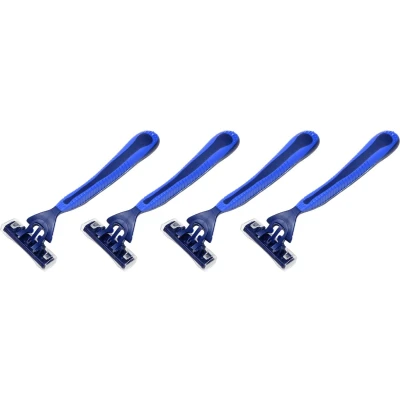 Afbeelding van Benson Scheermesjes Wegwerp 3 Bladen Blauw 4 Stuks
