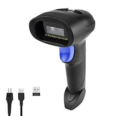 Afbeelding van NetumScan Draadloze CCD Barcodescanner USB Automatische Barcodelezer Compatibel voor pc Computer MAC Windows laptops NSL6