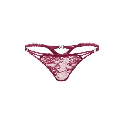 Afbeelding van Lascana Temptation String, Dames, Maat: 44/46, Eggplant