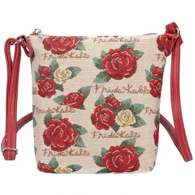 Afbeelding van Signare Elegant smal tasje Gobelin Frida Kahlo Rose