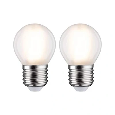 Afbeelding van Paulmann 28639 LED lamp druppel 2x5W verlichtingsmiddel mat peer verlichting 2700 K E27