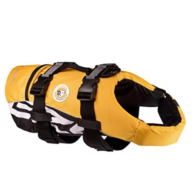 Afbeelding van EzyDog DFD Zwemvest Hond Reflecterend Reddingsvest S Geel