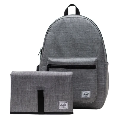 Afbeelding van Herschel Supply Co. Settlement Backpack Diaper Bag raven crosshatch Luiertas