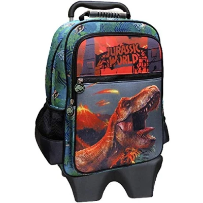 Afbeelding van Jurassic World Rugzak Trolley T Rex 52 x 34 26 cm Groen