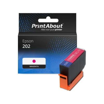 Afbeelding van Huismerk Epson 202 (C13T02F34010) Inktcartridge Magenta