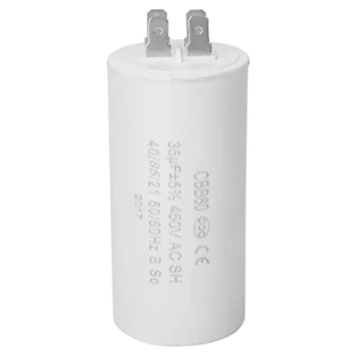 Afbeelding van Condensator, 35uf Condensator CBB60 450V startcondensator runcondensator Milieuvriendelijke 4 polige motorstartcondensator ESR 0.2 voor airconditioners, generatoren enz
