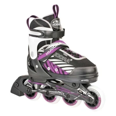 Afbeelding van HUDORA Kinderen Inliner Mia Gr. 33 36, zwart/roze inline skates 28136