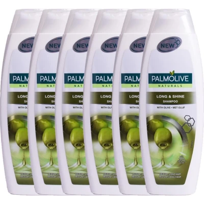 Afbeelding van 6x Palmolive Long &amp; Shine Shampoo 350ml