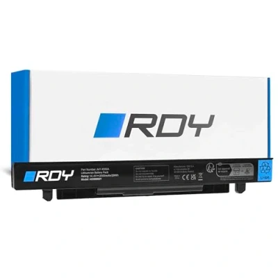 Afbeelding van RDY Laptop batterij A41 X550A X550 Notebook accu voor Asus X550C X550CA X550CC X550L X550V R510 R510C R510CA R510J R510JK R510L R510LA A550 F550 (Capaciteit: 2000 mAh 14.4V)