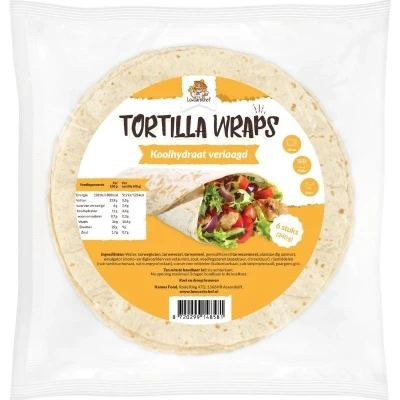 Afbeelding van Lowcarbchef Tortilla wraps (6 stuks)