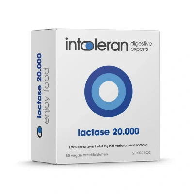 Afbeelding van Intoleran Lactase 20.000 50 breektabletten